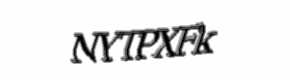 Security check image, please type the characters shown